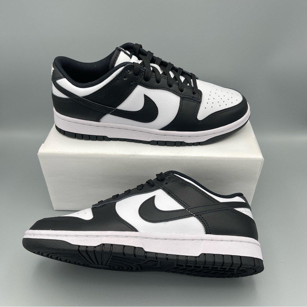 Women's Shoes Nike Dunk Low Panda White/Black - Picture 14 of 15